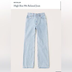Abercrombie 90’s High Rise Relaxed Jeans